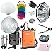 Produktbild Godox AD360II-C TTL Leistungsstarke Speedlite Flash + PB960 Netzteil Orange + X1C TTL Sender für Canon EOS Kamera + DB-02 Y Kabel + AD-S15 Blitzabdeckung + AD-S7 Softbox + AD-S17 Softball + AD-S11 Farbfilter (AD360II-C KIT 4 Orange)