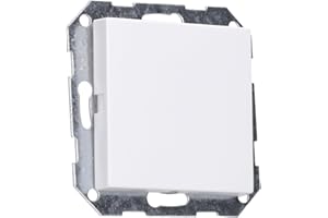 VOLTKING GIRA 026827 Blindabdeckung mit Tragring System 55 Reinweiß seidenmatt