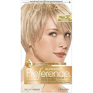 LOreal Paris Superior Preference, Lightest Ash Blonde 9.5A