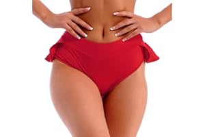 ROSVAJFY Mujer Pole Dance Shorts con Volantes, Sexy Mini Pantalones Cortos Cintura Alta, Rüschen Shorts Hotpants Booty Shorts, Braga de Bikini, Short Deportivo Yoga Fitness Gimnasio