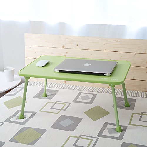 Große Bett Tablett nnewvante Laptop Schreibtisch Schoß Schreibtisch faltbar tragbare stehend Outdoor Camping Tisch, Breakfast Lesung Tablett Halter für Couch Boden Studenten Young Farbe - 8