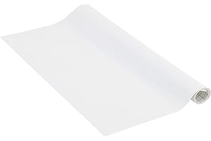 Venilia Lámina adhesiva, Blanco Mate, 67,5 cm x 1,5 m, Espesor 95μ, Vinilo autoadhesivo para muebles o cocina, decorativas papel pintado pared, PVC sin ftalatos, Fabricado en UE