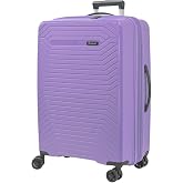 SISET Air Nova Expandable Medium Travel Suitcase (66 x 45 x 28/31 cm), Made of Polypropylene, 4 Silent Double Wheels and TSA