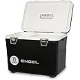 ENGEL Cooler Box 12.3 L - Leak-Proof, Air Tight, Drybox Cooler for Camping, Fishing, Hiking,Picnic - Mini Ice Boxes Large Enough for 15 Cans, 38 x 25.4 x 28.5 CM Small Cool Box for Drinks and Food