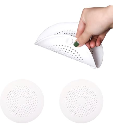 ALULU Abflusssieb Edelstahl - 2 Stück Haarfänger Für Dusche & Badewanne, 12.7cm