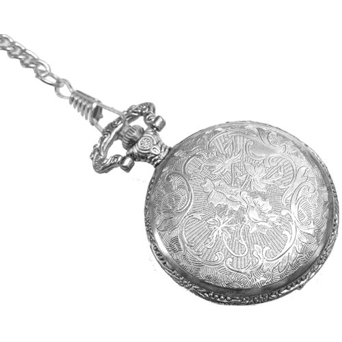 Reloj de Bolsillo Grabado con Tapa y Cadena - Christian Gar