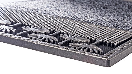 PUR|CenterClean schmale Design Fussmatte für Innen und Aussen in anthrazit metallic ca. 75 x 25 cm - 5