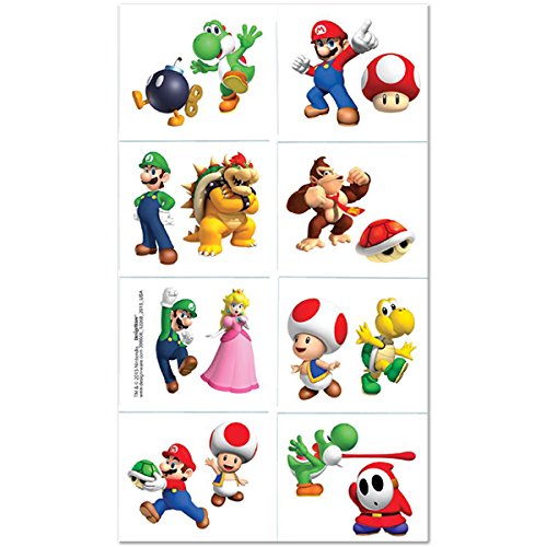 Super Mario 16 Stk Tattoos – Tatuajes – Tatouages - 2
