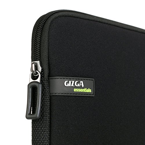 GIZGA 9-9.7 Zoll Laptop Hülle Tasche für iPad 1 / 2 / 3 / 4, iPad Air /Air 2, iPad Pro 9.7″, Samsung Galaxy Tab E 9.6, Tab S2 9.7, aus hochwertigem robustem Neopren schwarz - 3