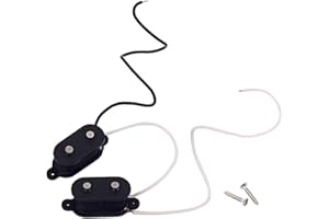 Alnicov Pickup per chitarra a 4 corde Set di pickup Alnico V stile vintage per basso Fd Mustang/Bullet Bass