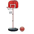 SKEIDO Adjustable 150cm Kids Basketball Back Board Stand & Hoop Set For Children Gift