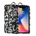 Produktbild GUYISJK iPhone-Handyhülle Mobile Phone Case Plüsch Leopard XS Anti-Herbst Apple X Xr Herbst Und Winter Furry Apple XS Max Schutzhülle, Plüsch Armband - Apple Xr (Dunkel Grau Kaninchen Haar)