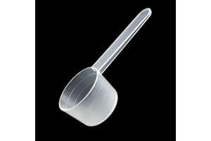 LEEWYOU Messlöffel,Transparent Messlöffel Gramm,Waschmittel Dosierhilfe,Dosier-Löffel, Dosier-Löffe, Messlöffel Mit Skala 10ml,20ml,30ml,40ml