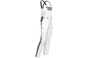 strongAnt® - Salopette da pittore Berlin Salopette combinati 100% cotone - tasche per ginocchiere - made in EU - Bianco