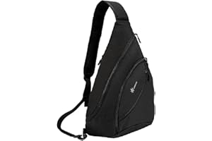 SUNSEATON Zaino Monospalla, Borsa Monospalla per Uomini Impermeabile, Spalla Marsupio Messaggero per Palestra Scuola, Esterni Trekking Escursionismo Viaggio Campeggio