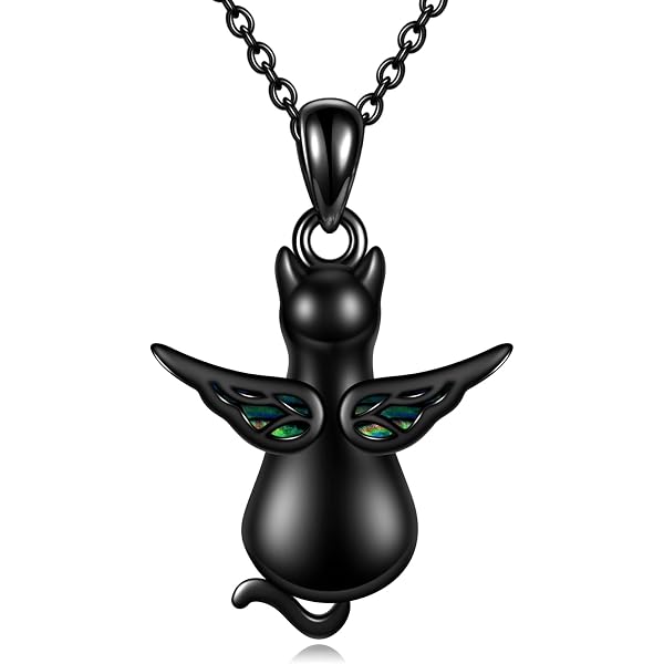 LONAGO Phönix Halskette 925 Sterling Silber – Mit Blauem Herz Anhänger & Zirkonia