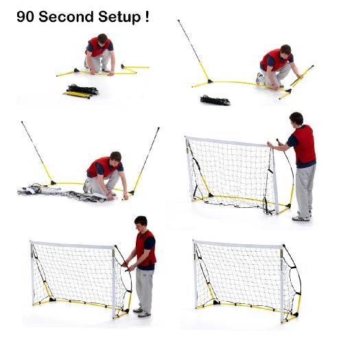 Quick Play Sport Fußballtor Portable, mehrfarbig - 4