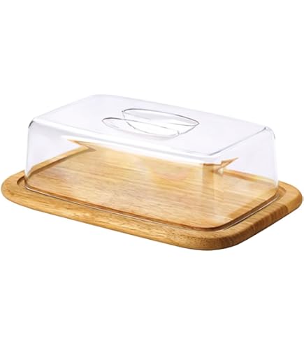 Zeller Käseglocke Mit Haube - Bambus Aufbewahrung Für Käse & Lebensmittel