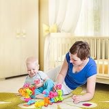 Peradix Baby Kinder Greifling Rassel 3D Puzzles DIY Spielzeug 12 PCs für Kinder ab 3 Jahre - 7