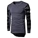 Produktbild Kobay Herren Lange Ärmel Mehrfarbig Bedruckter Pullover Sweatshirt Top T Outwear Bluse