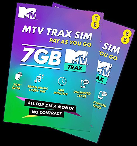 Preisvergleich Produktbild EE MTV Trax SIM-Karten, für Sie