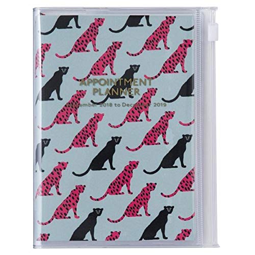 Preisvergleich Produktbild MARK'S 2019 Taschenkalender A6 vertikal, Wild Pattern Cheetah.