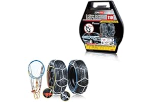 A2ZWORLD Catene Da Neve 215/65R16, 235/55R16,215/60R17,245/45R17,235/60R15,225/60R16,245/50R16,235/50R17,255/40R17,235/45R18,235/40R19,245/40R18,245/35R19,255/30R19