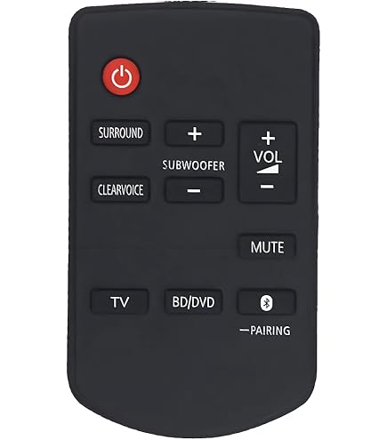 VINABTY Telecomando Sostitutivo N2QAYC000103 Per Soundbar Panasonic SC-HTB18 E Modelli Compatibili