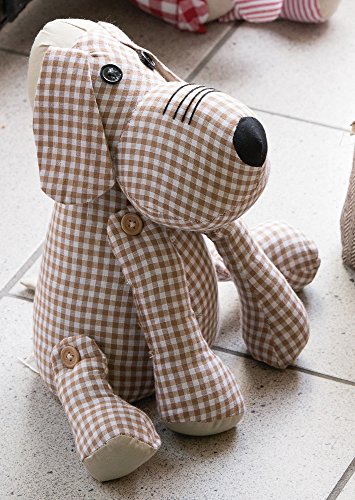 Preisvergleich Produktbild Türstopper TÜRSTOPPER HUND 23CM KARIERT 41068