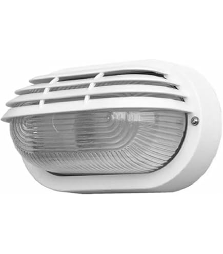 Plafoniera Ovale Con Palpebra Nera - Per Interno Ed Esterno, IP44, Vetro Diffusore, Attacco E27