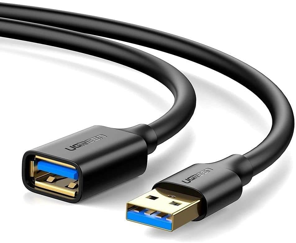 Ugreen USB 3.0 Uzatma Kablosu 1.5 Metre, Siyah