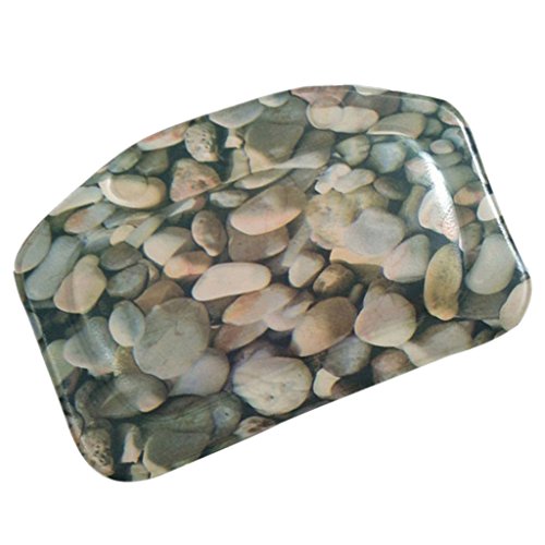 MagiDeal Badewannenkissen – Nackenkissen / Wannenkissen – Komfort Badekissen mit Saugnapf – Kopfsteinpflaster, 31x21cm - 3