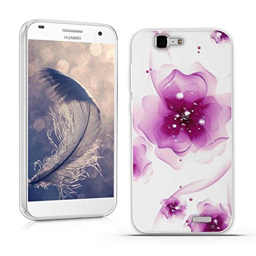 Funda Huawei Ascend G7 (L01 L03 C199)-Fubaoda-3D Realzar,Gel de Silicona TPU,Resistente a los arañazos en su Parte Trasera,Funda Protectora Anti-Golpes para Huawei Ascend G7 (L01 L03 C199)