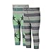 Sterntaler Baby - Jungen Leggings Leggins DP Sterne/Ringel 8761700, Gr. 92, Grau (anthrazit melange 592)