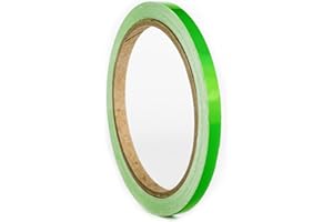 ‎1A STYLE STICKER Auto Zierstreifen Hellgrün Folie Folienstreifen Glänzend Autodekor Pinstripes Dekorstreifen Modellbau KFZ Wohnwagen Boot (4mm, Hellgrün)