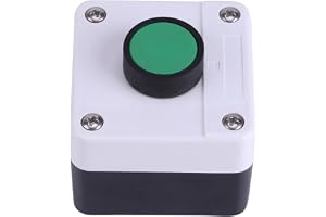 Taster Flach Tore, Switch One Knapp Control Box Tryckknapp Switch Rutan för Gate Opener Väderbeständig Green Push