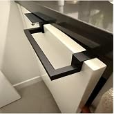 Plasfire Modern El Havlu Askısı 170 mm-Mutfak dolabı kapağına takılan (2'li)