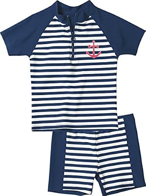 Playshoes - Maillot De Bain - Bébé Garçon - Bleu (900 Original ) - FR : 5 ans (Taille fabricant : 110/116)
