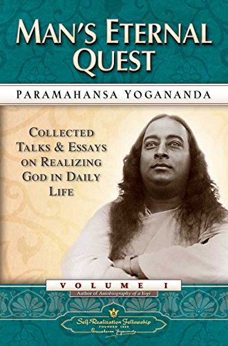 Book's Cover ofMans Eternal Quest Collected Talks and Essays on Realizing God in Daily Life