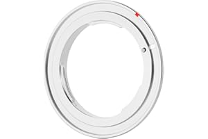 Ruili Adaptateur d'objectif pour Nikon F Mount to Canon EOS 1300D, 1200D, 1100D, 800D, 760D, 750D, 6D, 5DS, 5DS R, 5D Mark IV, 5D Mark III,