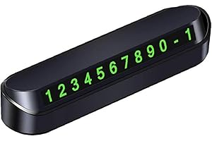 PINICECORE Zonster Temporary Car Parking Card Phone Number Card Plate Telephone Number Car Park Stop in Car-styling Automobile Accessories
