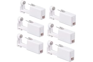 ILamourCar 6pcs Ear Piercing Gun, Painless Ear Piercing Kit, Disposable Safety Asepsis Piercing Tool Kit with Ear Studs