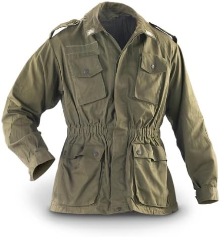 Italian ArmyGenuine Issue Surplus Military Combat Field Jacket Olive Drab GRADE1