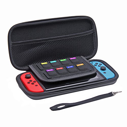 KINGTOP Nintendo Switch Hülle Nintendo Switch Tasche Schutzhülle All IN ONE Design