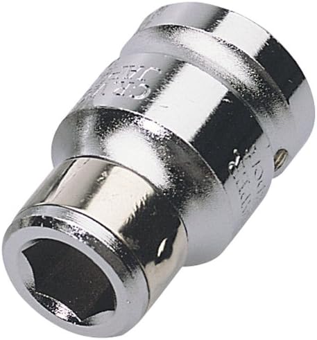EXPERT 1/2" SQUARE DRIVE X 10MM HEXAGON SCREWDRIVER BIT HOLDING SOCKET - Expert Quality, insert bit holders with spring clip and ball bearing for secure bit holding. Forged from chrome vanadium steel hardened, tempered and chrome plated for corrosion protection. Display packed.