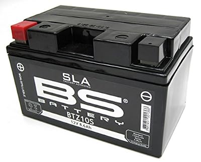 BS battery 300636 btz10s AGM SLA Moto Batterie Noir