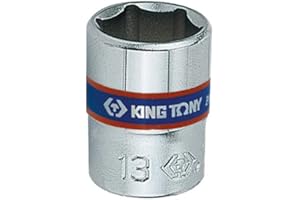 KING TONY 233506M Douille Métrique 1/4" Standard, 6 mm