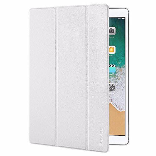 EasyAcc iPad Pro 12.9 2015 Hülle Case – mit Standfunktion und Automatischem Schlaf Funktion für iPad Pro 12.9 2015 (Modellnummer A1673 A1674 A1675) – Weiß, Kunstleder, Ultra Dünn - 8