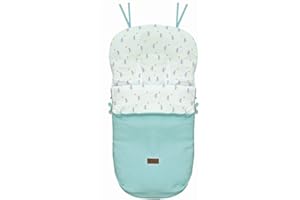 JANE Jané Nest Plus Slight, Saco Convertible en Colchoneta, Cintas de Sujeción a la Silla, Algodón, Universal, Transpirable, Azul