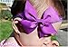 Oyedens 20PCS Baby Girls Soft Elastic Headbands Big Bowknot Hairband Photography
